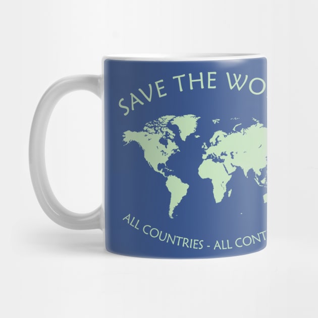 Save The World Map Of The World by Hariolf´s Mega Store